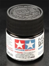 Tamiya Acrylic XF-1 Flat Black Acrylic Model Paint 81701