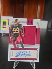 2024 National Treasures Brian Burns Patch Auto /99 No. SS-BBS