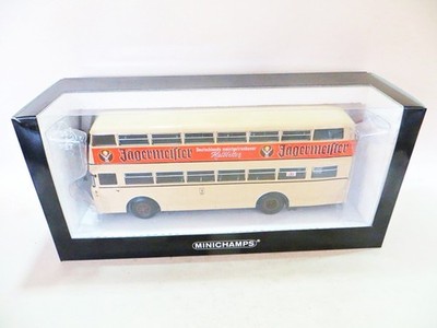 MINICHAMPS 'BUSSING D2U JAGERMEISTER BUS' VINTAGE. 1:43 Ltd Ed MIB/BOXED. RARE.