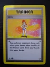 Pokémon TCG Lass Trainer 75/102 Base Set Rare Non-Holo 1st Edition Shadowless NM