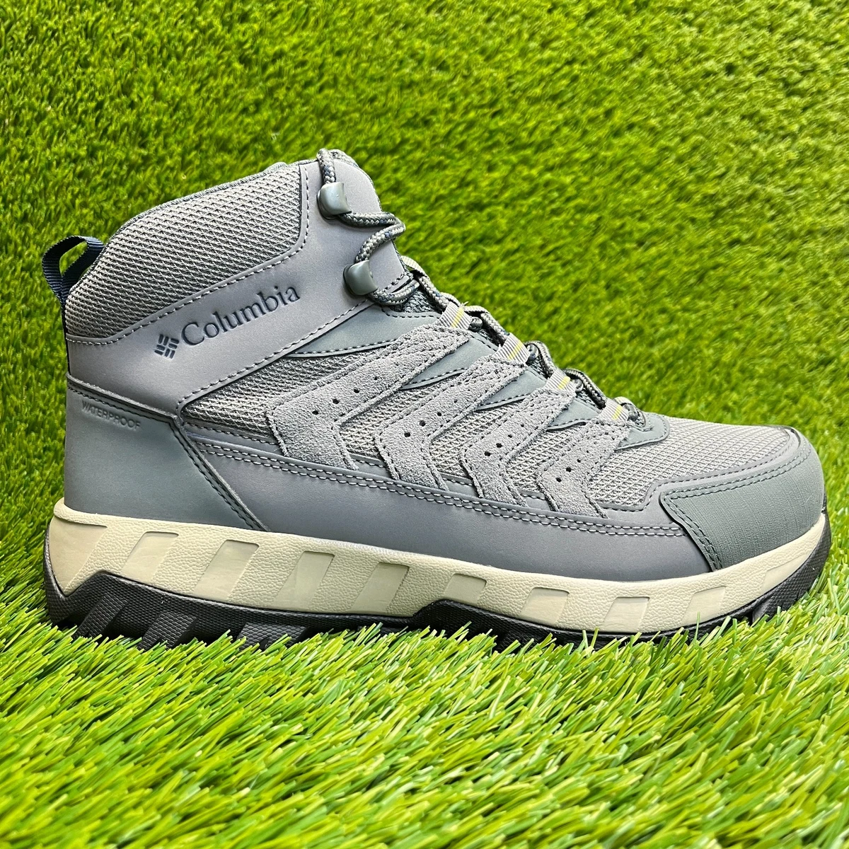 Columbia Techlite Men\'s Size 9 Gray Waterproof Lace Up Snow Hiking Ankle Boots Columbia Men main image 3