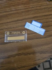 Vintage Chrysler Oil Change Card Service Reminder SpotCheck SPOT Check Holder 