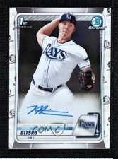 2020 Bowman Draft Chrome Draft Picks Auto Nick Bitsko #CDA-NB Auto 0us5