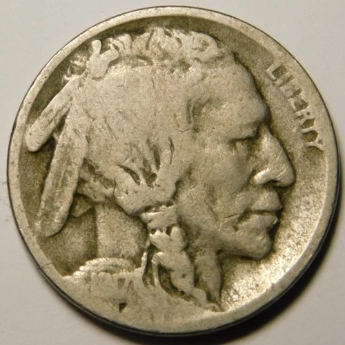 1917 S Buffalo Nickel G-VG  "Actual Coin Pictured- Not Cleaned or Chem. Treated"
