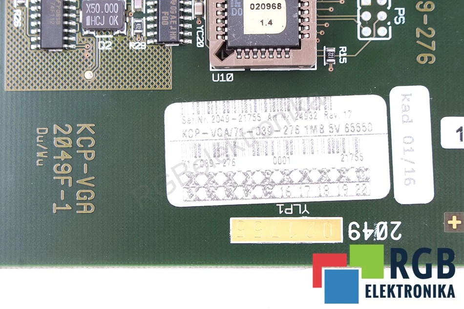 KVGA 1.0-71-039-276 KCP-VGA 2049F-1 KUKA - Reconditionné - Garantie 24 mois