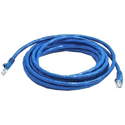 Monoprice Cat6 24AWG UTP Ethernet Network Patch Cable 14ft Blue *NEW*