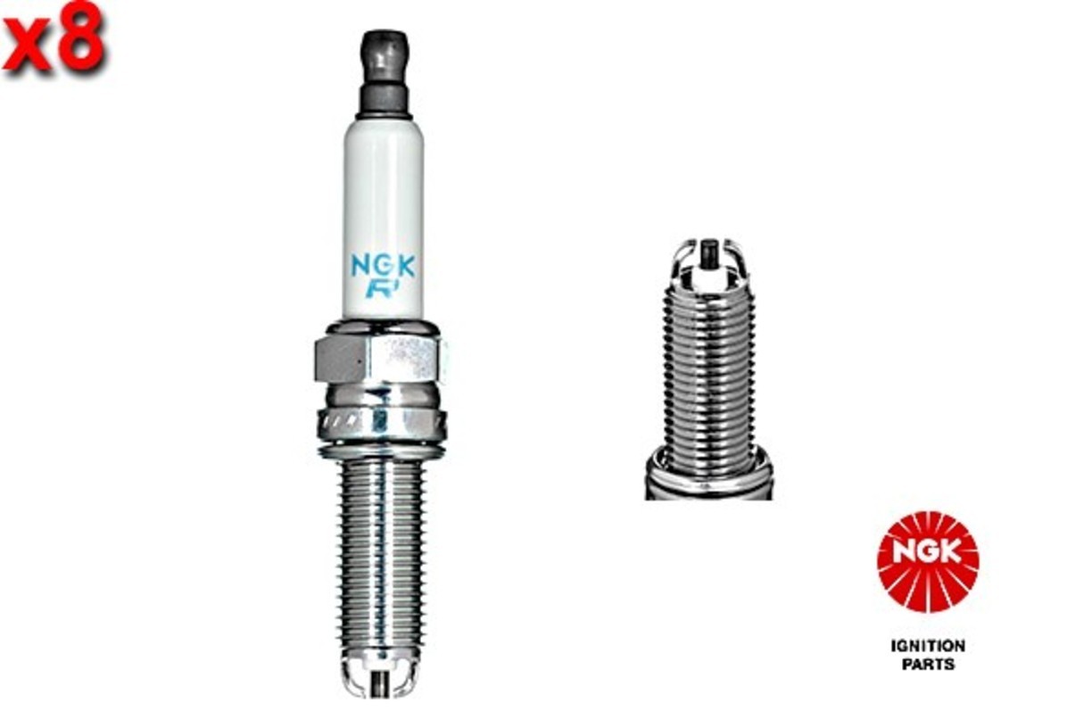 NGK 8x Spark Plug For BMW E93 E92 E90 E60 E61 E64 E63 04-13 0032273