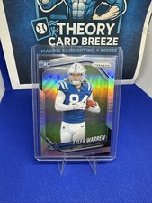 2025 Panini Prizm Football Tyler Warren Silver Prizm RC #339 Indy Colts PSU