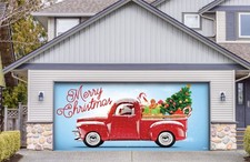7 x 16 ft Christmas Garage Door Decorations Merry Christmas 120