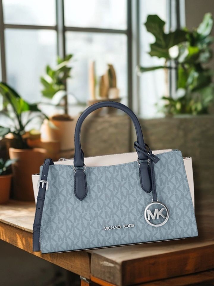 Michael Kors モノグラム ビジネスバッグ Michael Kors Arden Women Small Color-Block MK Logo TZ Messenger