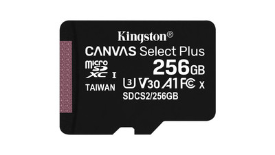 Karta pamięci z adapterem Kingston Canvas Select Plus SDCS2/256GB (256GB Class 1