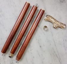 Vintage Wooden Walking Stick - Men Derby Victorian Cane For Men And Women Gift