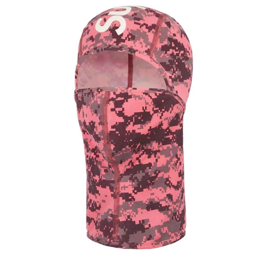 Supreme Heat Reactive Digi Camo Balaclava Ski Mask Pink FW25 Confirmed