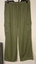 Social Standard by Sanctuary Women's Cargo Pant Size XL Green