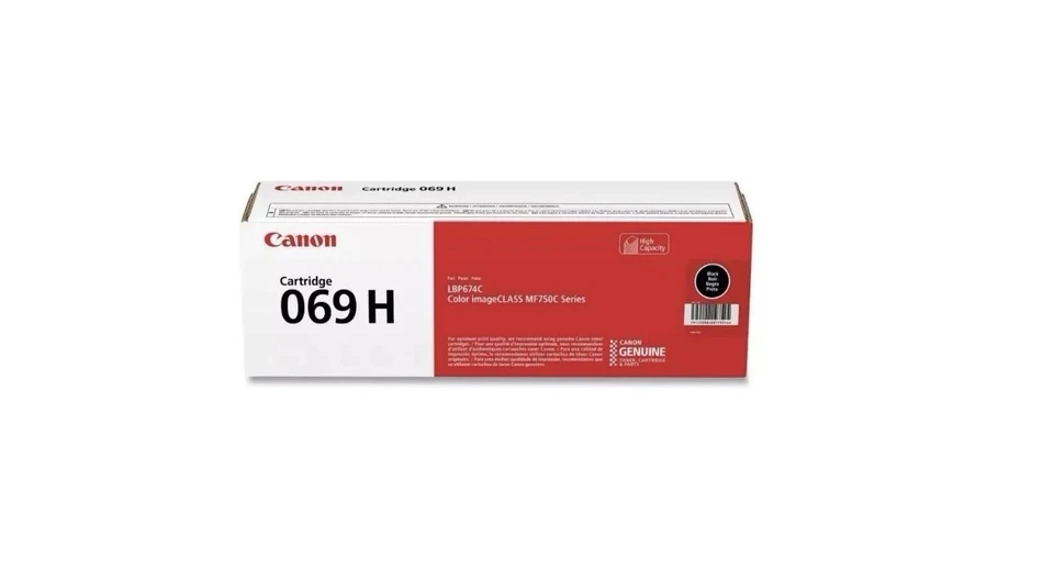 Canon 069H Toner Set BK/C/M/Y, Genuine, OEM, High Yield, 4-Pack, Sealed - Bild 2 von 4