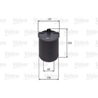Valeo Luftfilter Filtereinsatz FüR VW Golf V 1.6 2.0 FSI Audi A3 585742