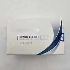4 Panel STD Test New SEALED At Home Test Rapid Results Ex 01/2026 Syphilis HIV 