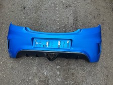 VAUXHALL CORSA D VXR 1.6T REAR BUMPER SINGLE EXIT DIFFUSER ARDEN BLUE 2007 TO 14