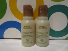 AVEDA ~ ROSEMARY MINT HAND AND BODY WASH ~ 1.7 OZ LOT OF 2 PIECES