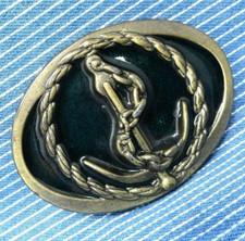 Anchor Belt Buckle Nautical Maritime Sailing Navy Pirate Cosplay Vintage .CVB620