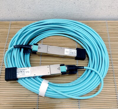 Cisco QDD-400-AOC15M 400G QSFP-DD Transceiver Active Optical Cable 15 meters