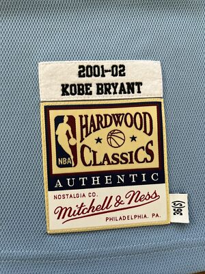 Authentic Mitchell and Ness 2001/02 Los Angeles Lakers Kobe Bryant