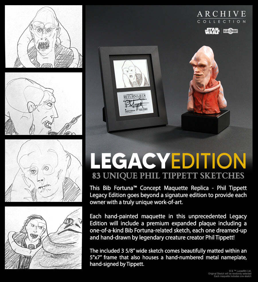 REGAL ROBOT Star Wars ROTJ Bib Fortuna LEGACY Edition Concept
