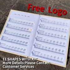 Diamond Dealer Tools Ring Size Reference Gemstone 5A Cubic Zirconia Cutting Set