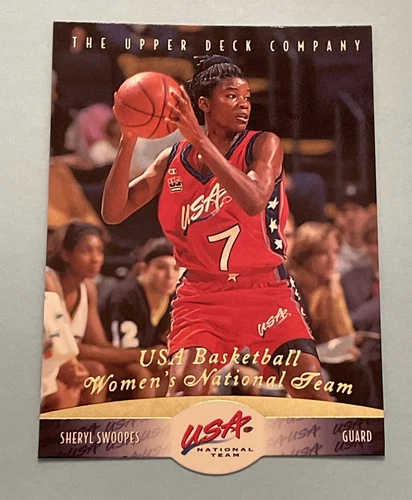 SHERYL SWOOPES 1996 Upper Deck Die-Cut USA Basketball Women's National Team #71