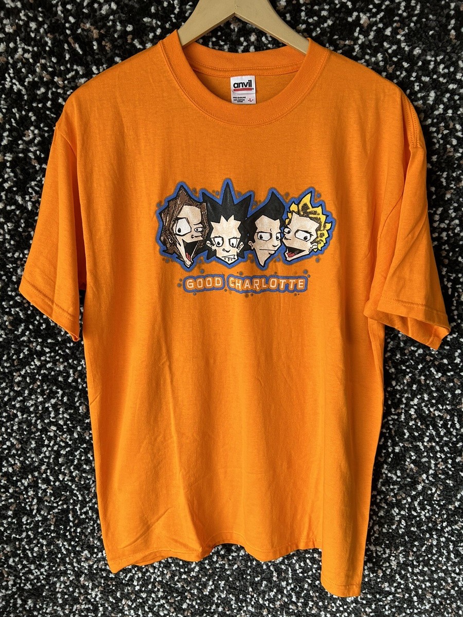 Vintage Y2K Good Charlotte Shirt Pop Punk Emo Tour Concert Size L