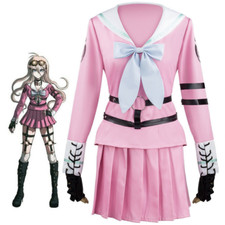 Danganronpa V3 Killing Harmony Iruma Miu Cosplay Costume School Uniform Dress UK