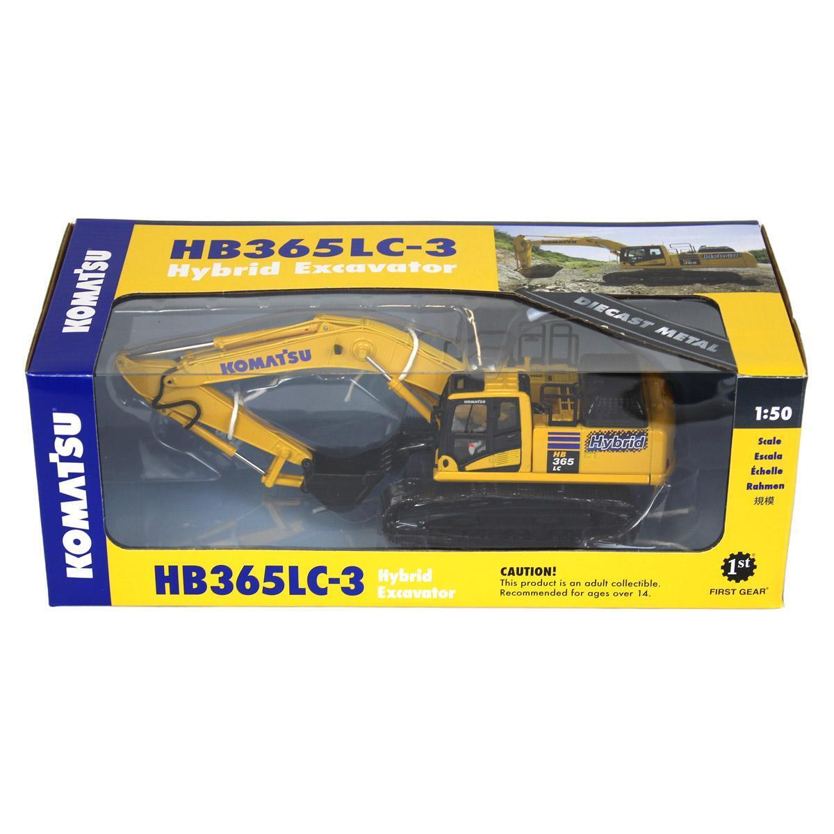1/50 Komatsu HB365LC-3 Hybrid Excavator Track Hoe By First 1/50 Komatsu HB365LC-3 Hybrid Excavator Track Hoe By First