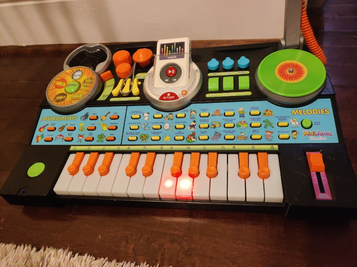 VTech KidiJamz DJ Music Sing Studio Keyboard Piano Blue MP3 Player