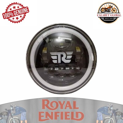 NEW RE HEADLIGHT 7'' FOR ROYAL ENFIELD HUNTER 350 METEOR 350 NEW CLASSIC 350
