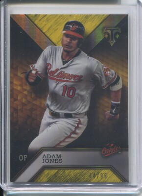 2016 Topps Triple Threads Gold /99 Adam Jones #24