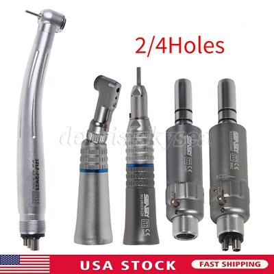 Dental Low Speed Contra Angle Straight Motor 2/4H / High Speed Handpiece Turbine