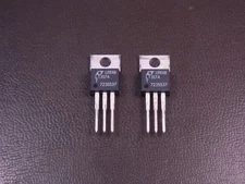 Lot of 2 LT317AT Linear Tech Positive Adjustable Regulator 1.5A 3 Pin TO-220 NOS