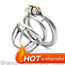 Classics Newest Male Metal chastity cage Stainless steel  Abstinence Device