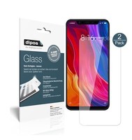 2X Schutzfolie FüR Xiaomi Mi 8 - Anti-Shock 9H Folie Dipos Glass Kunststoffglas