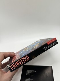 Uninvited NES Nintendo CIB Complete W/ Rare Hint Book Guide Near Mint!