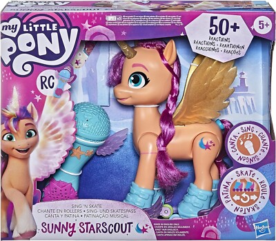 【ミニちゃん】 My Little Pony Sunny Starscout RC Sing N Skate 50+ Reactions