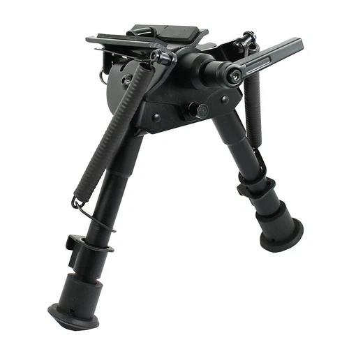 Foldable 6" To 9" Adjustable Pivot / Rotating Spring Return Rifle Bipod - Picture 9 of 9