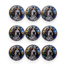 Spinone Italianos Printed Mini Ornaments Box of 9
