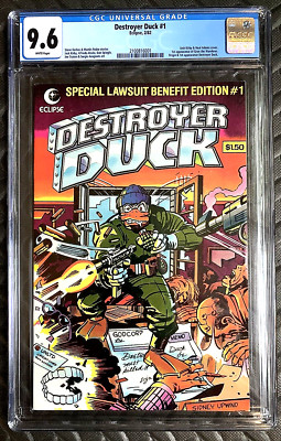 Destroyer Duck #1 1st Groo The Wanderer CGC 9.6 2098486004