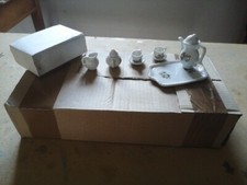 Stock 12 Confezioni NUOVE mini Set Ceramiche  Da The Mercatini Lotterie bambole