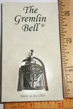 Triumph bell Gremlin good luck motorcycle riding charm ride guardian made USA
