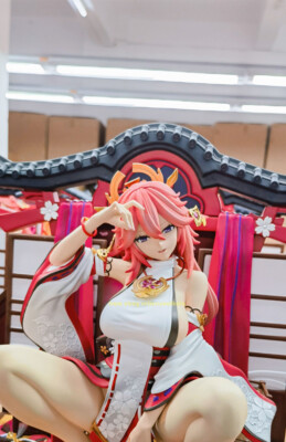Azydog Studio Octuple God Son Pink Fox Limited Edition Handmade Statue
