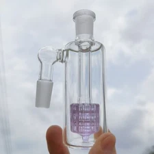 1x 14mm 90° Glass Ash Catcher 90 Degree Shower Head for Hookah Bong Water Pipe