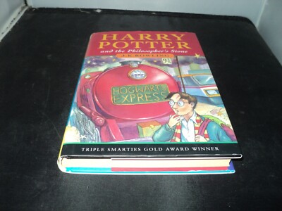Harry Potter and the philosopher's stone Published by Bloomsbury 28th dust cover