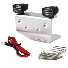 Aluminum Racing Skid Front Bumper For Tamiya Wild Willy 2 WR02/CB GF01 Silver